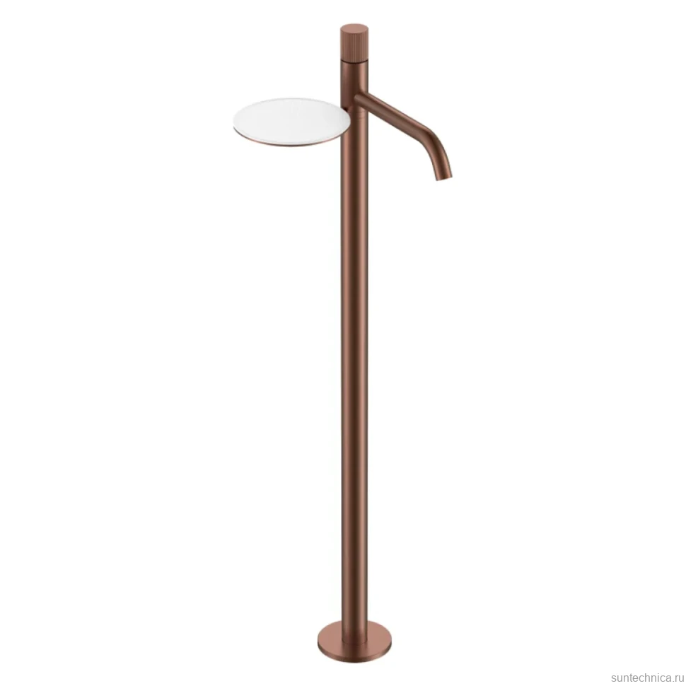 Напольный смеситель для раковины Boheme Stick 120-BRB.3 brushed bronze linea