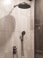 Душевой комплект Vincea Domus VSFW-5DM0GM С ВНУТРЕННЕЙ ЧАСТЬЮ, вороненая сталь