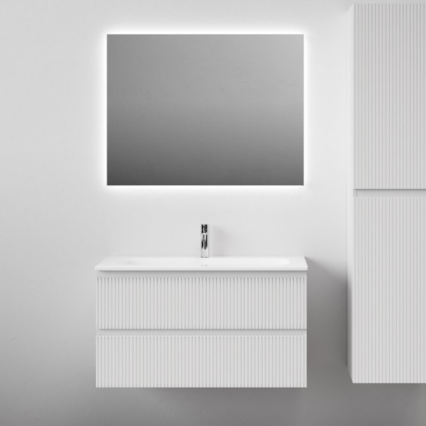 Мебель для ванной комнаты Sancos Snob T 90 подвесная, bianco, раковина СN7019