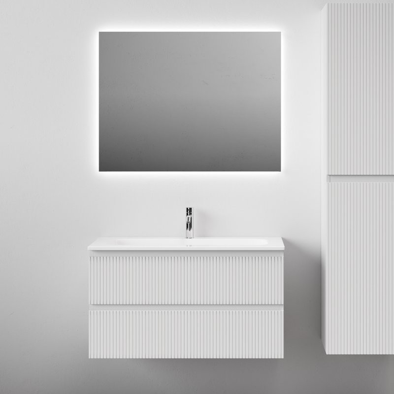 Мебель для ванной комнаты Sancos Snob T 90 подвесная, bianco, раковина СN7019