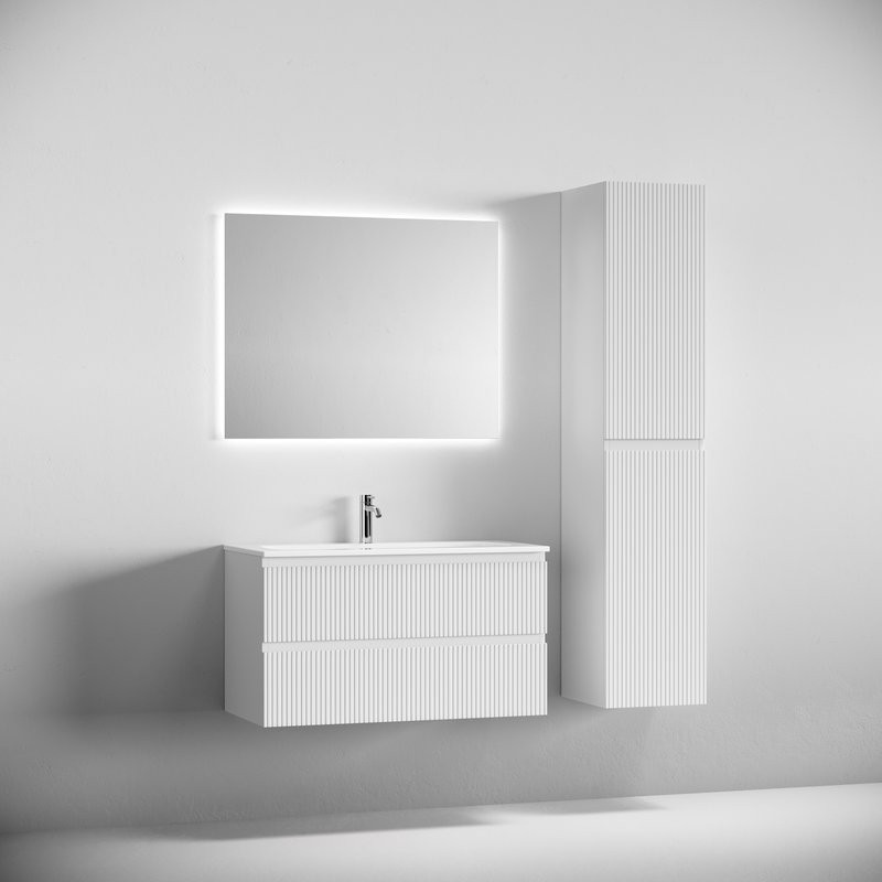 Мебель для ванной комнаты Sancos Snob T 90 подвесная, bianco, раковина СN7019