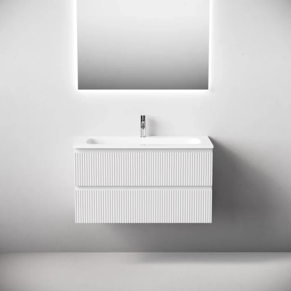 Мебель для ванной комнаты Sancos Snob T 90 подвесная, bianco, раковина СN7019