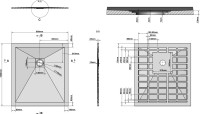 Поддон для душа Grossman Strong GR-S190100Q 90х100 см, белый