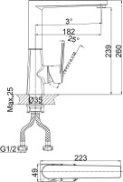 Смеситель для кухни D&K Lessing Rhein DA1322401