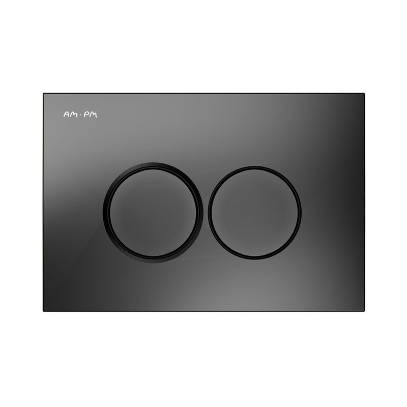 Кнопка смыва для унитаза AM.PM ProC L I070138 пластик, цвет матовый черный