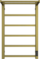 Полотенцесушитель электрический Двин Fj Plaza Neo 80/50 состаренная бронза матовая, с полкой