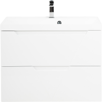 Тумба с раковиной BelBagno Vittoria 90 подвесная, bianco lucido