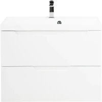 Тумба с раковиной BelBagno Vittoria 90 подвесная, bianco lucido
