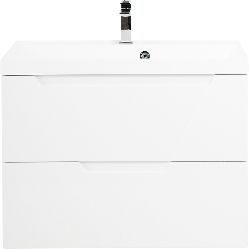 Тумба с раковиной BelBagno Vittoria 90 подвесная, bianco lucido