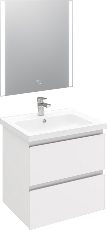 Мебель для ванной комнаты Laparet Electra 60 подвесная, белый глянец