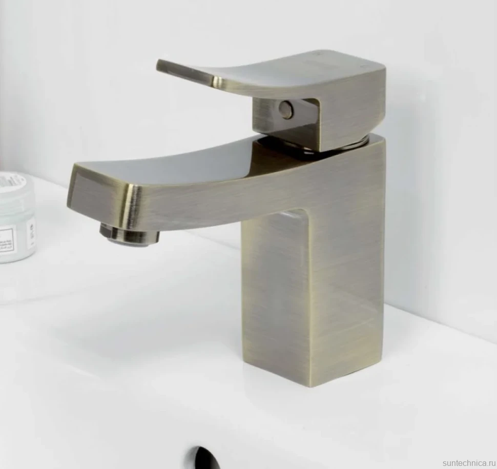 Смеситель для раковины Wasserkraft Exter 1603 светлая бронза