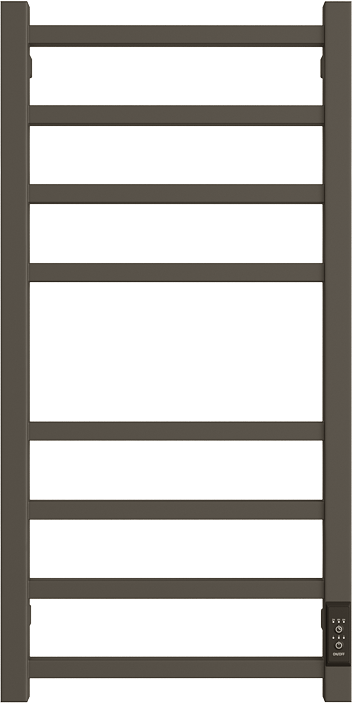 Полотенцесушитель электрический Двин L plaza neo 80х40, графит