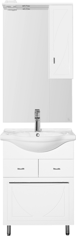 Мебель для ванной комнаты Style Line Лана 60 с бельевой корзиной