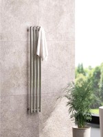 Полотенцесушитель электрический Сунержа Кантата 4.0 00-0886-1259 120x20 см, подключение слева, скрытое подключение слева, без покрытия, I-образный