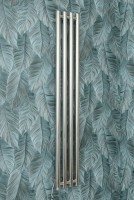 Полотенцесушитель электрический Сунержа Кантата 4.0 00-0886-1259 120x20 см, подключение слева, скрытое подключение слева, без покрытия, I-образный