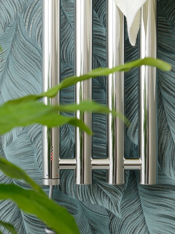 Полотенцесушитель электрический Сунержа Кантата 4.0 00-0886-1259 120x20 см, подключение слева, скрытое подключение слева, без покрытия, I-образный