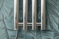 Полотенцесушитель электрический Сунержа Кантата 4.0 00-0886-1259 120x20 см, подключение слева, скрытое подключение слева, без покрытия, I-образный