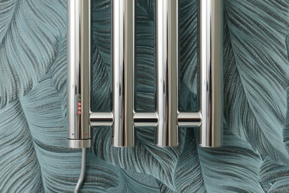 Полотенцесушитель электрический Сунержа Кантата 4.0 00-0886-1259 120x20 см, подключение слева, скрытое подключение слева, без покрытия, I-образный