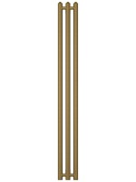 Полотенцесушитель электрический Сунержа Терция 4.0 051-0883-1206 120x15 см, подключение справа, скрытое подключение справа, состаренная латунь, I-образный