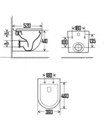Унитаз подвесной AQUAme AQM2010 безободковый подвесной с сиденьем микролифт, технология смыва Tornado