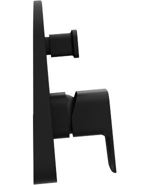 Встраиваемый смеситель для душа и ванны Ravak 10° Free X070158 черный матовый