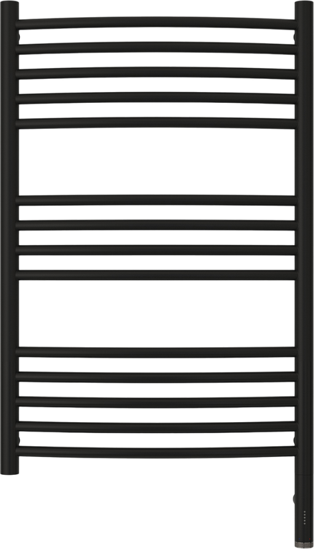Полотенцесушитель электрический Сунержа Богема 3.0 80х50 черный матовый, дуга, R