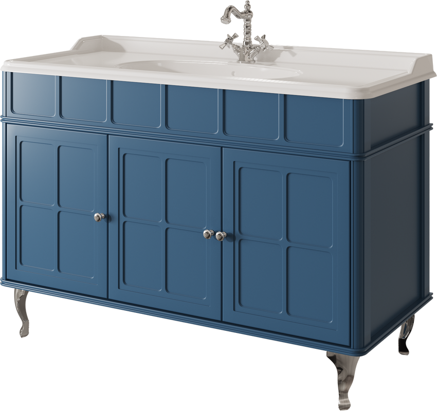 Тумба с раковиной Caprigo Borgo 120 бриллиантово-синяя