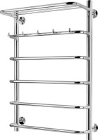 Полотенцесушитель водяной Secado Мерида 1 КСП 85x55 см, глянцевый хром, лесенка, с полкой