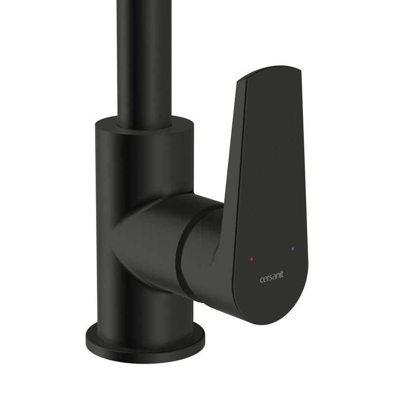 Смеситель для кухни Cersanit Moduo 68221 матовый черный