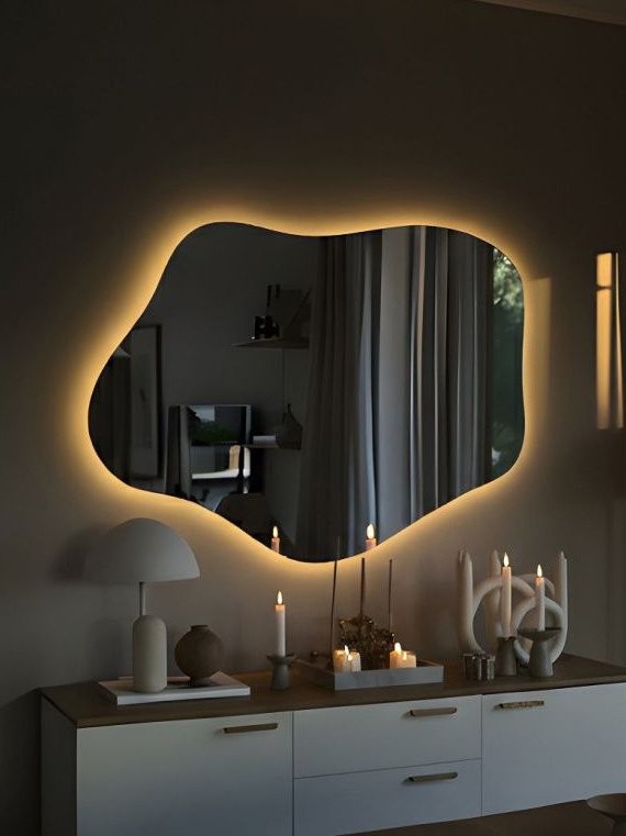 Зеркало Art&Max Como 80x100 с подсветкой