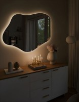 Зеркало Art&Max Como 80x100 с подсветкой