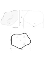 Зеркало Art&Max Como 80x100 с подсветкой