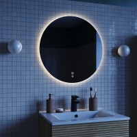 Зеркало с подсветкой и термообогревом, 60 см, Bild, IDDIS, BIL60T0i98