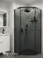 Душевая перегородка Niagara Eco NG-1009-14DT (90х90x190 см)