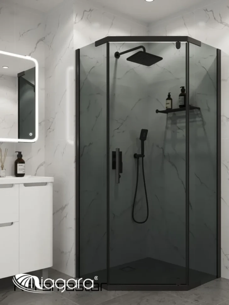 Душевая перегородка Niagara Eco NG-1009-14DT (90х90x190 см)