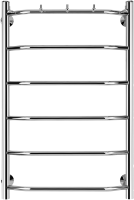 Полотенцесушитель электрический Secado Агата 1 К 85x55 см, подключение слева, глянцевый хром, лесенка