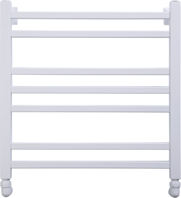 Полотенцесушитель водяной Comfysan Pioli-K W-6 60х50 60x55 см, матовый белый, лесенка