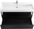 Мебель для ванной Cezares Cadro 100, 1-ярусная, подвесная, черная полка