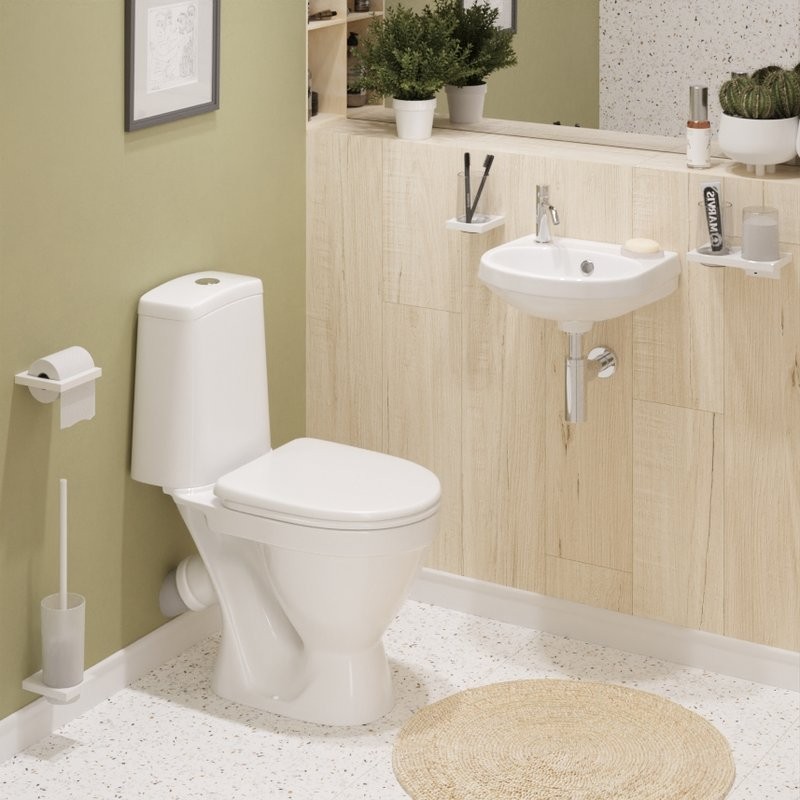 Унитаз-компакт напольный Sanita Лада стандарт глянцевый белый