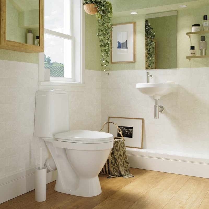 Унитаз-компакт напольный Sanita Лада стандарт глянцевый белый