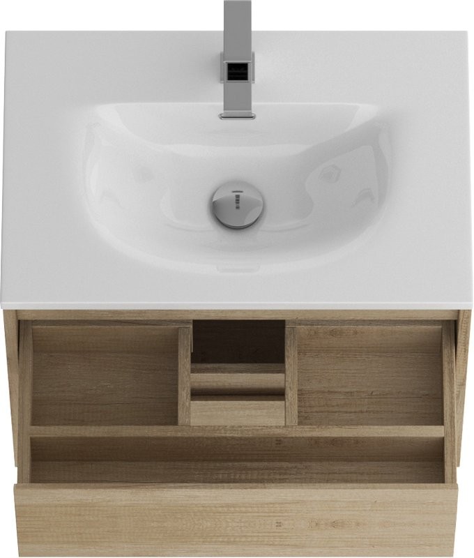 Мебель для ванной комнаты BelBagno Kraft 39 70 rovere nebrasca nature, раковина BB-8099-3-70