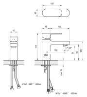 Смеситель для раковины Ravak Chrome CR 012.00 Смеситель для раковины Ravak Chrome CR 012.00