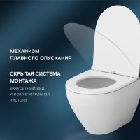 Унитаз подвесной AM.PM Spirit V2.0 с микролифтом