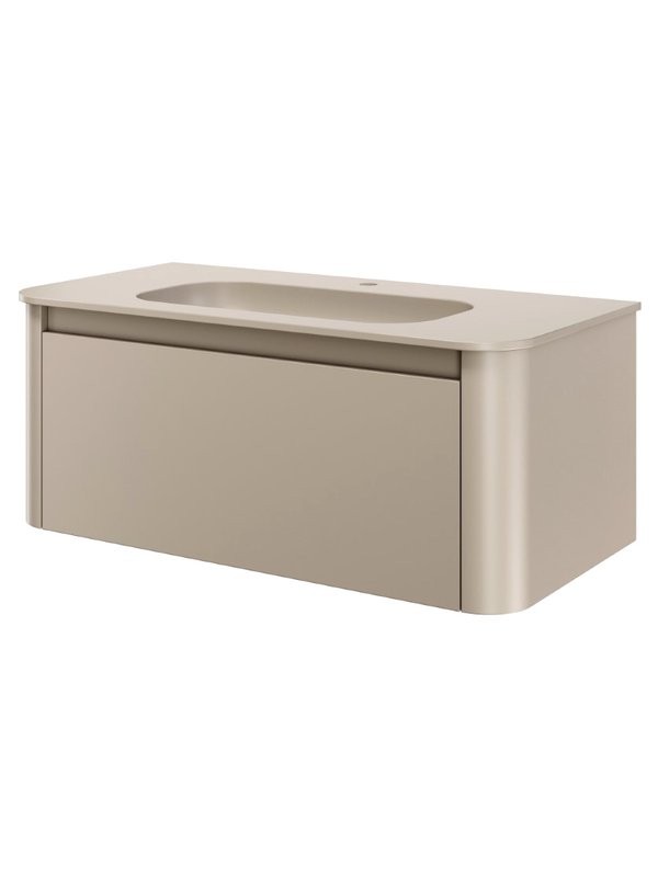 Тумба с раковиной Armadi Art Voi 100 подвесная, daphne