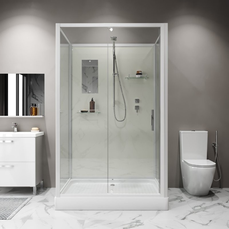 Душевая кабина Niagara Standart ST100/80/15Q/BK 100x80, без крыши