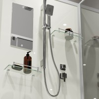 Душевая кабина Niagara Standart ST100/80/15Q/BK 100x80, без крыши