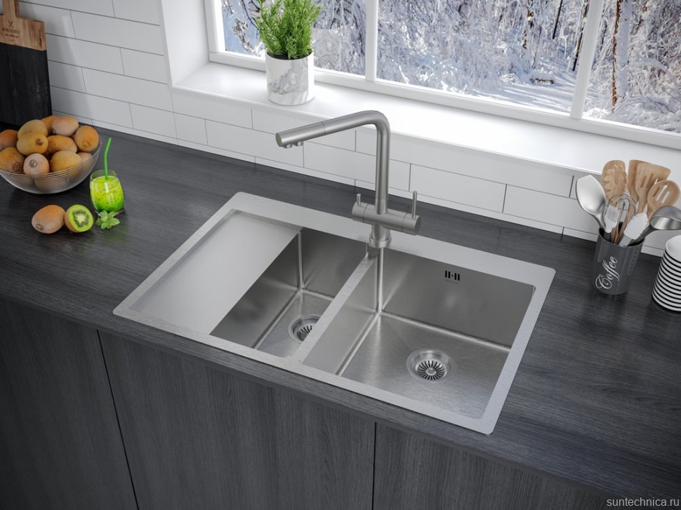 Смеситель для кухни Paulmark Skalen Sk213020-SS