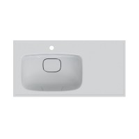 Тумба с раковиной СаНта Вега 90 напольная, белая