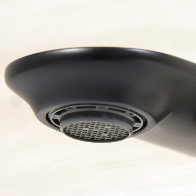 Смеситель для ванны с душем Wasserkraft Elbe 7401 черный Soft-touch