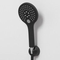 Смеситель для ванны с душем Wasserkraft Elbe 7401 черный Soft-touch